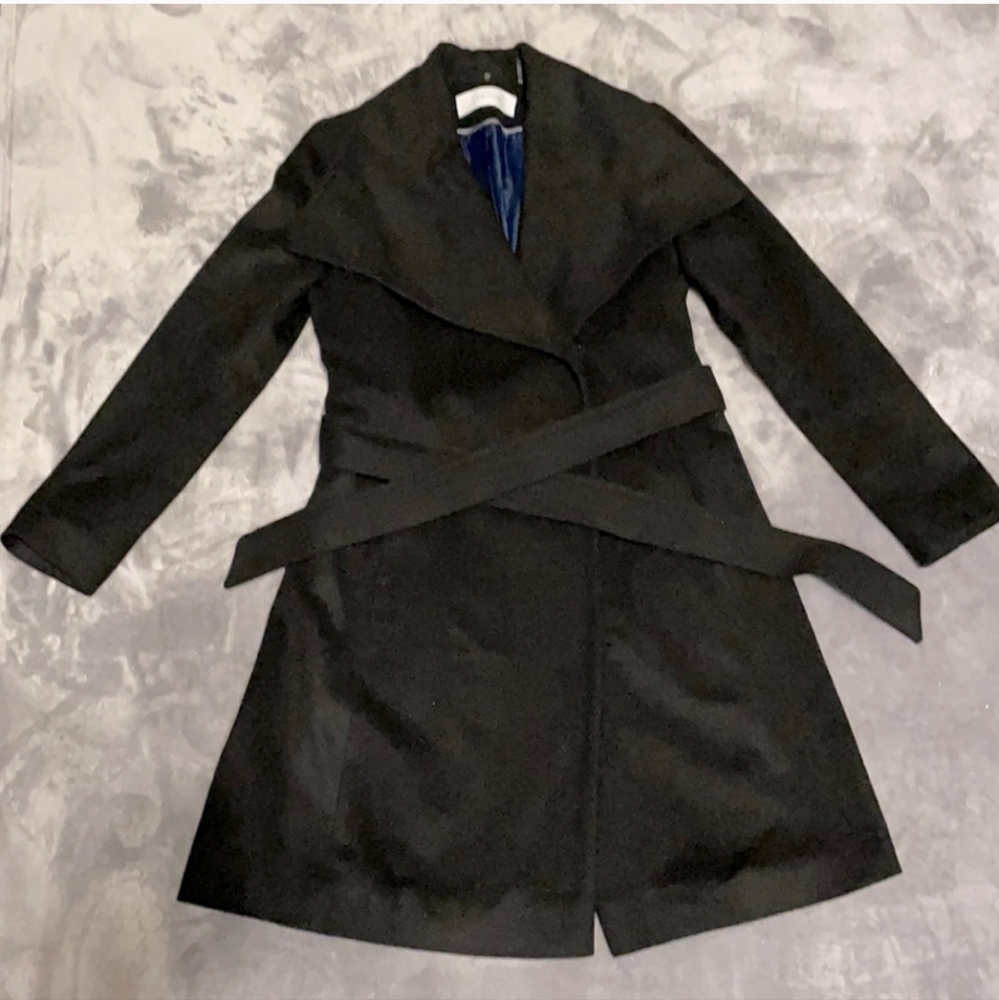 Lined T Tahari Wool Coat